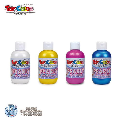 【ToyColour】兒童水彩顏料(蛋彩) 珠光色 (PA-02) 250 ml